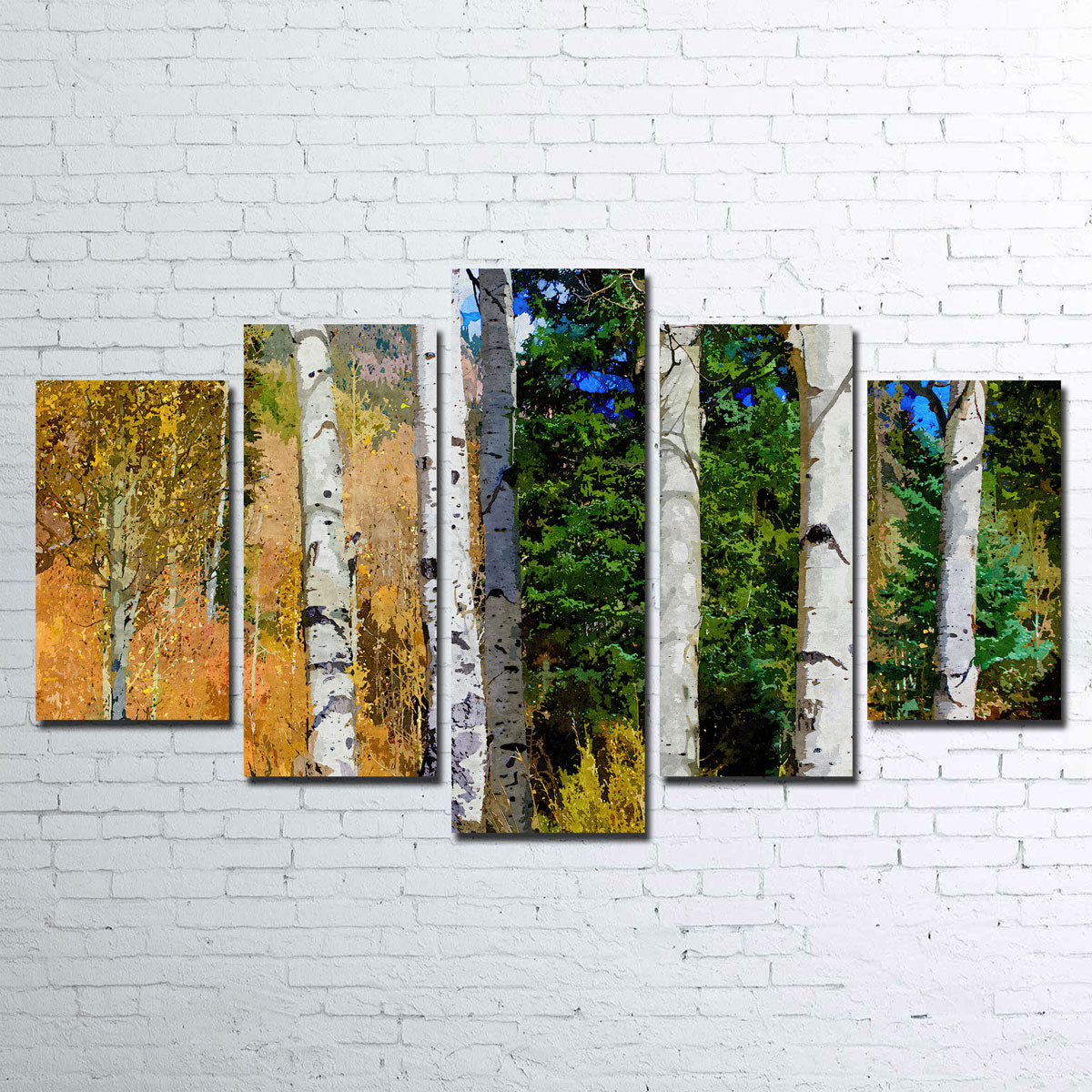 Hillside Aspen Grove Wall Art