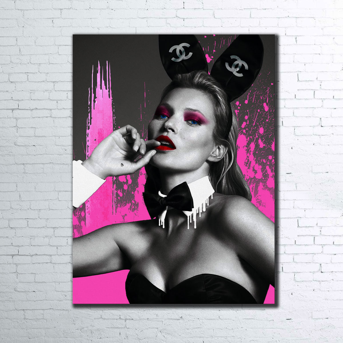 Kate Moss Chanel Wall Art