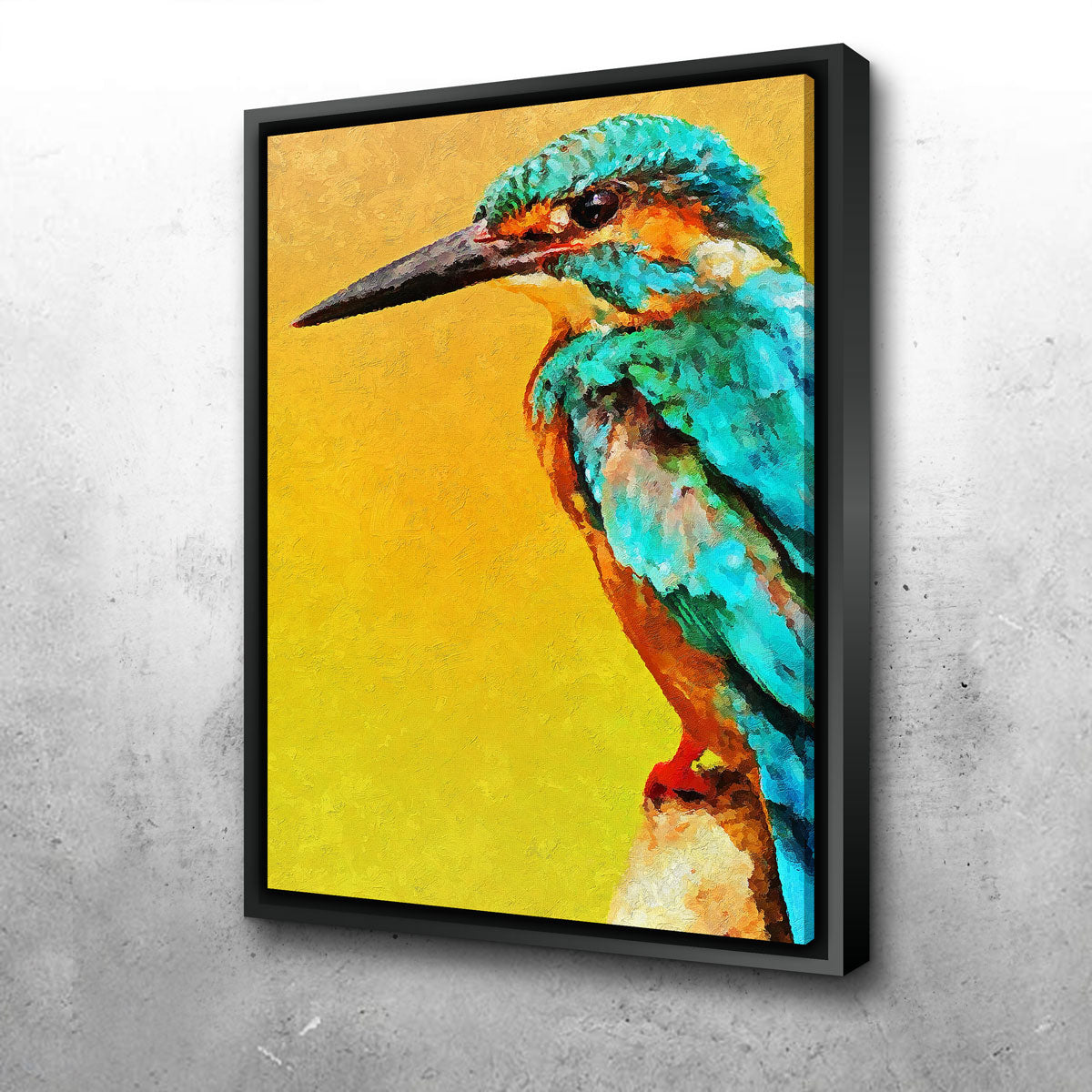 King Fisher Painting Wall Art