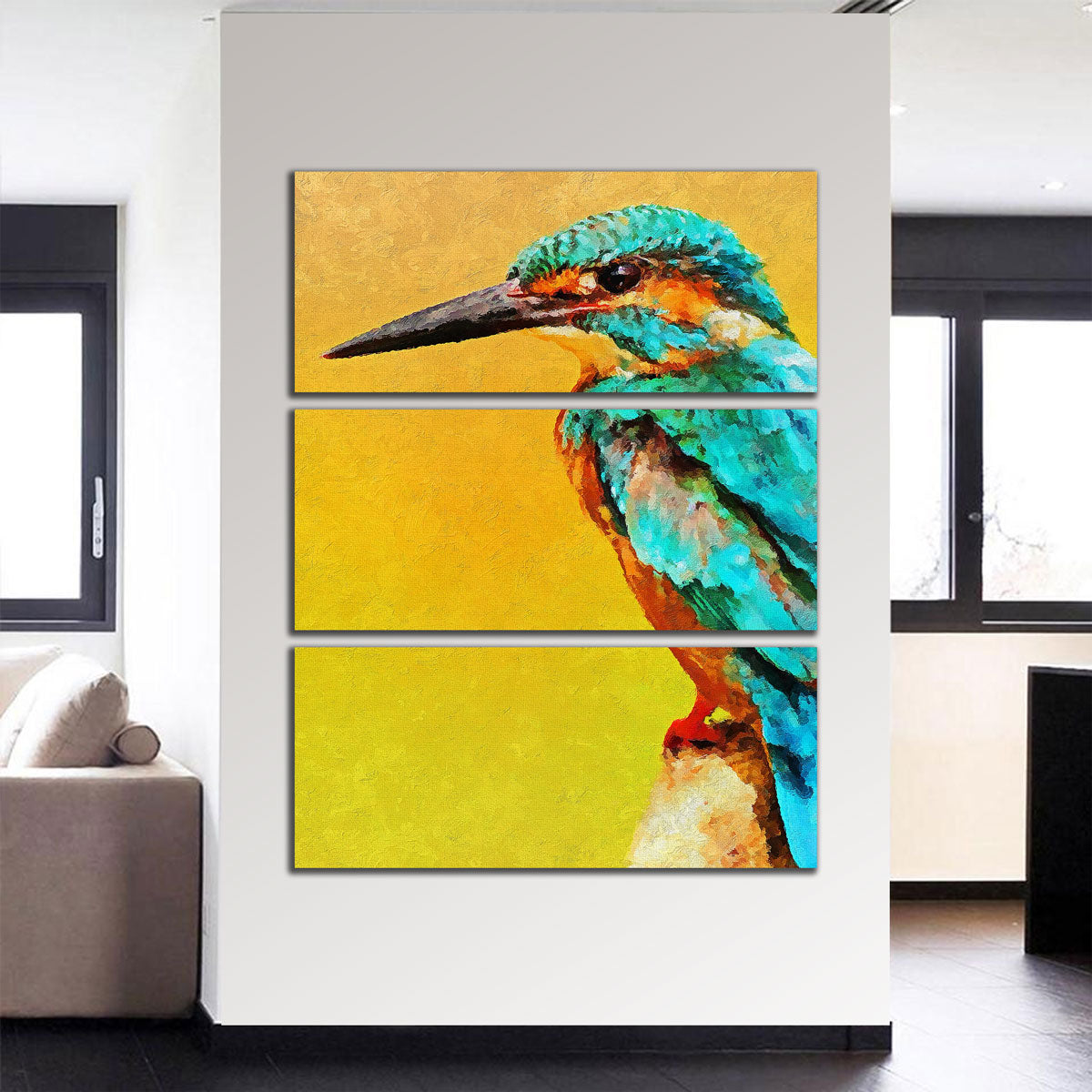 King Fisher Painting Wall Art