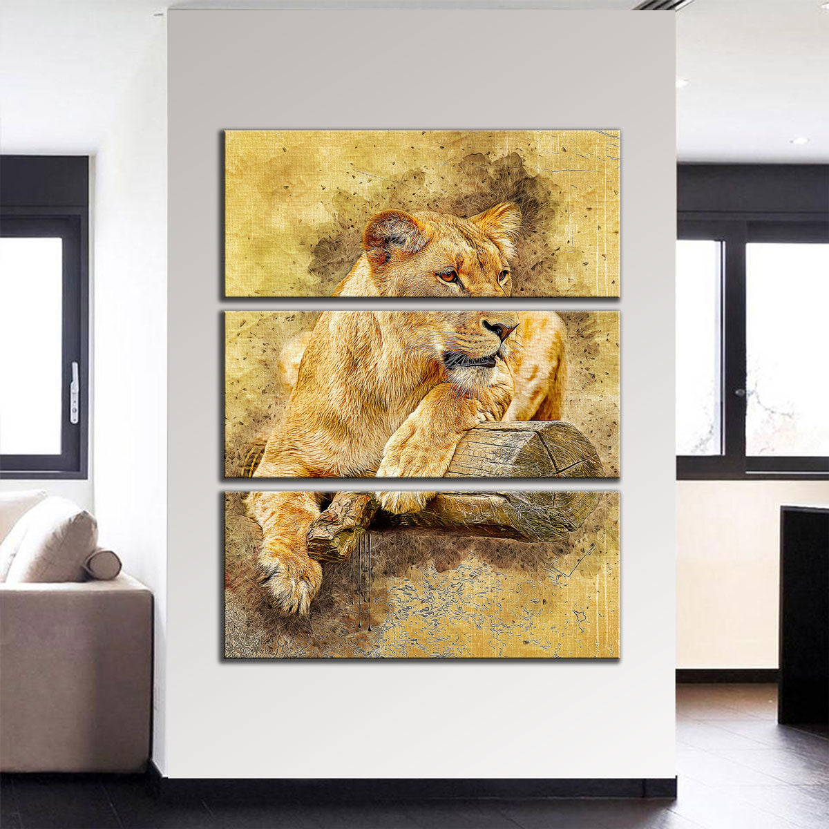 Lioness At Rest Wall Art