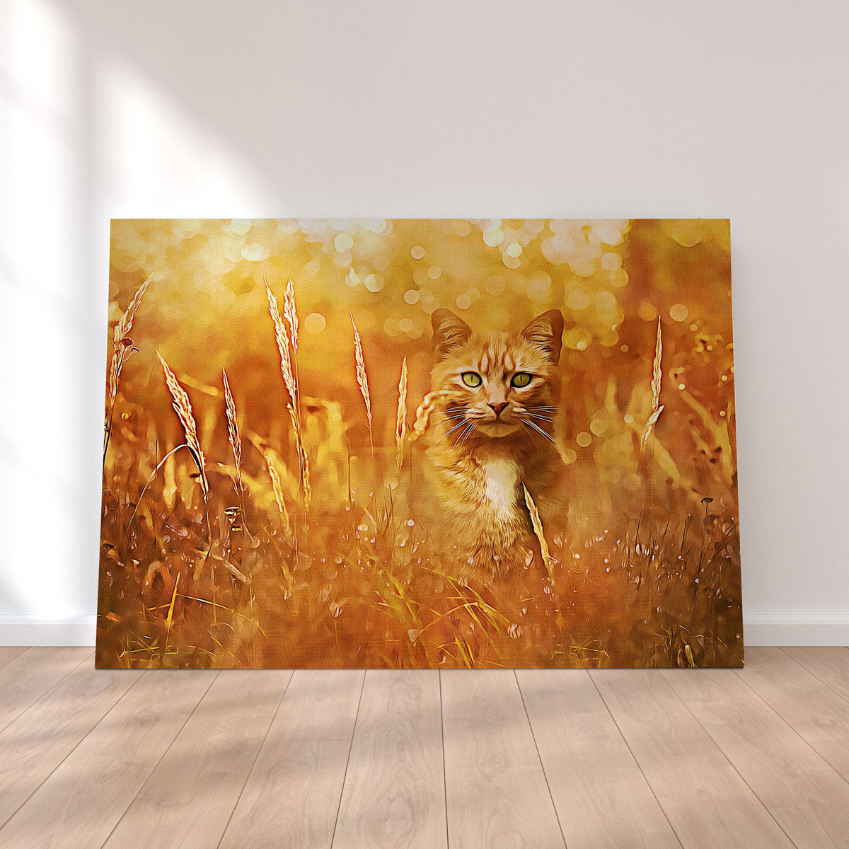 Little Tiger In The Grass Wall Art