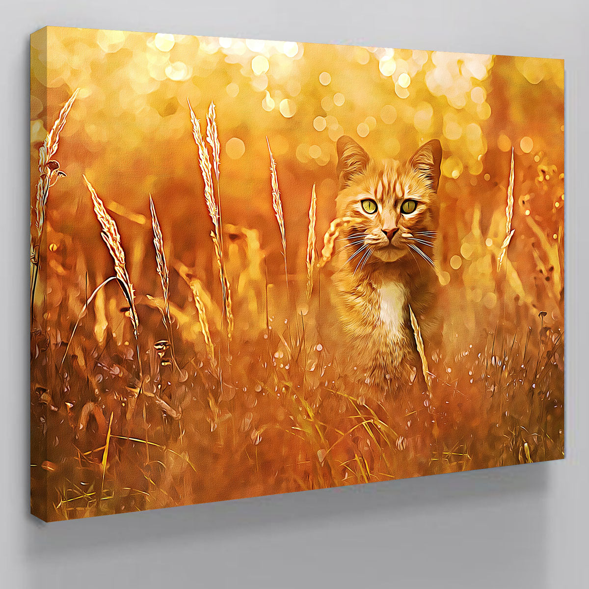 Little Tiger In The Grass Wall Art