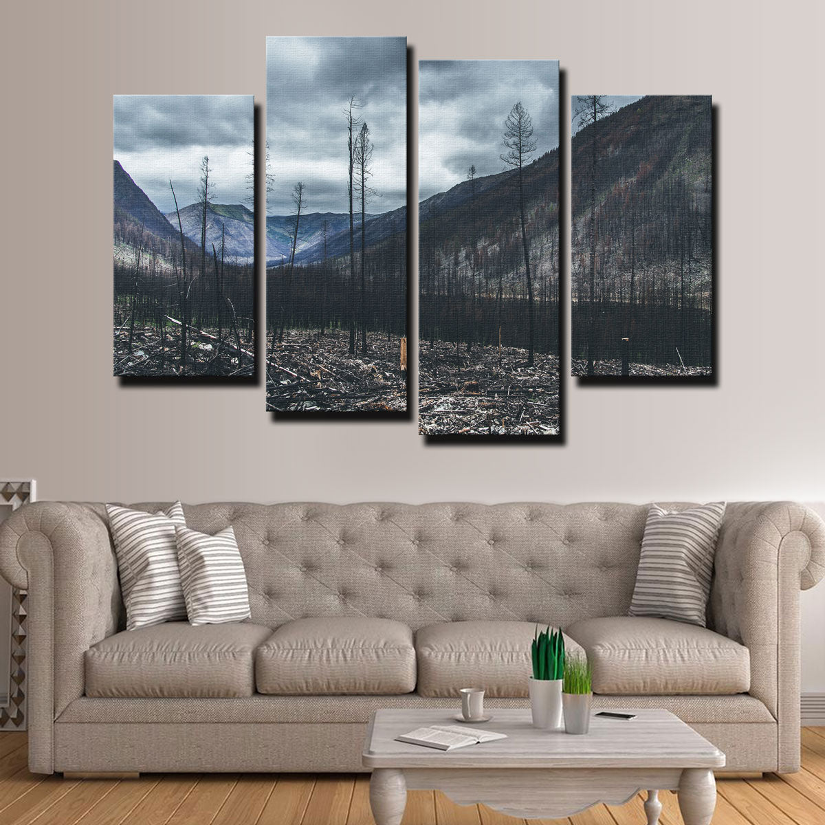 Scorched Trees Wall Art