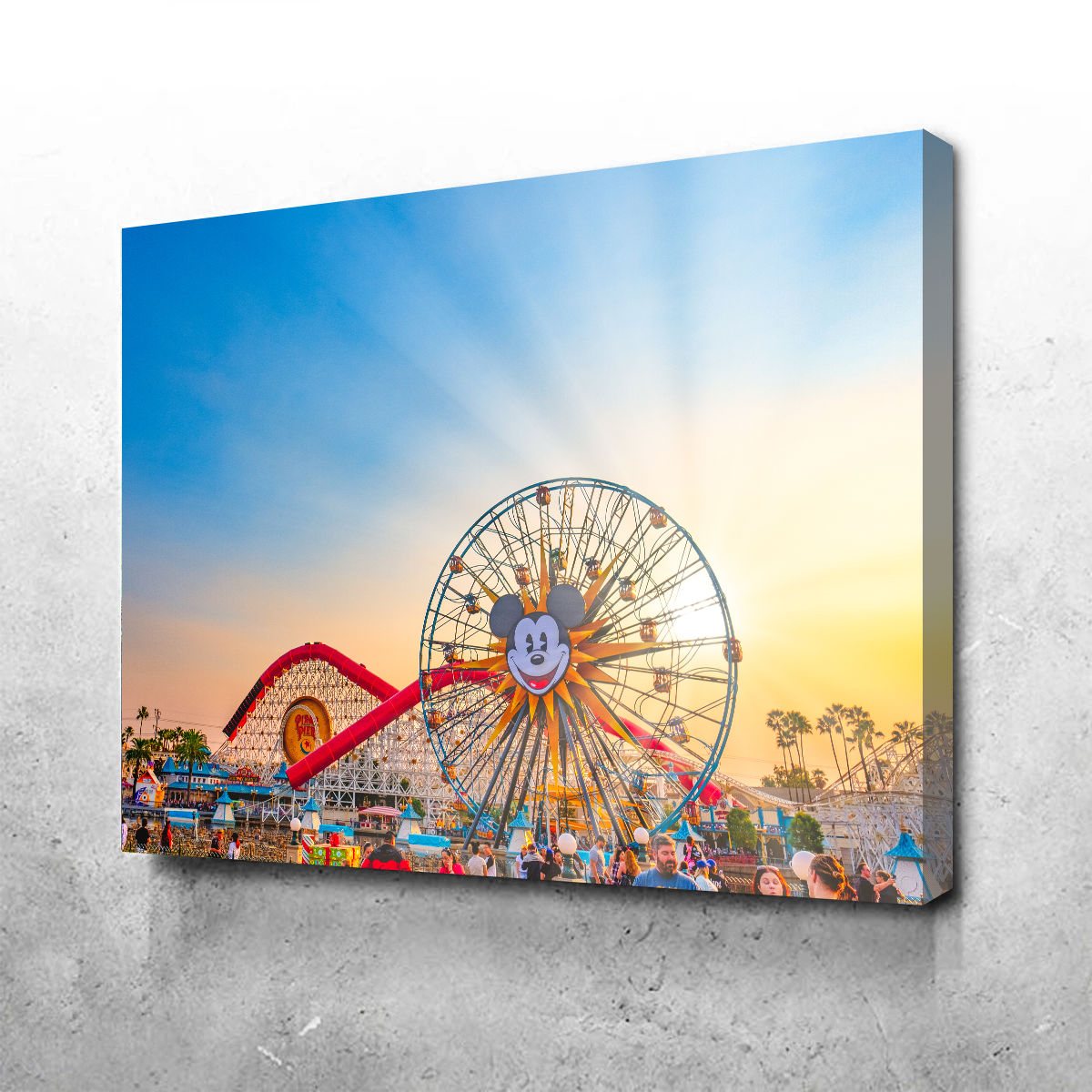 California Adventure Sunset Wall Art