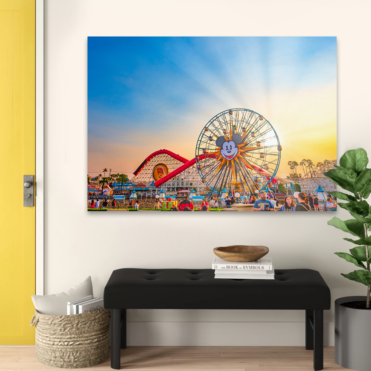 California Adventure Sunset Wall Art