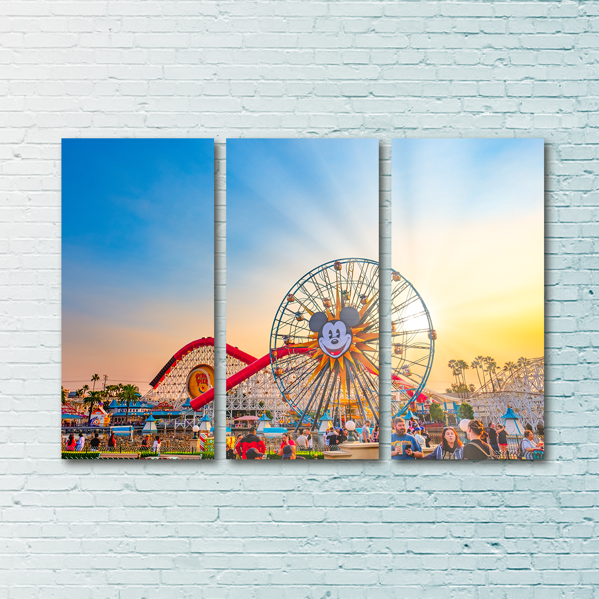 California Adventure Sunset Wall Art