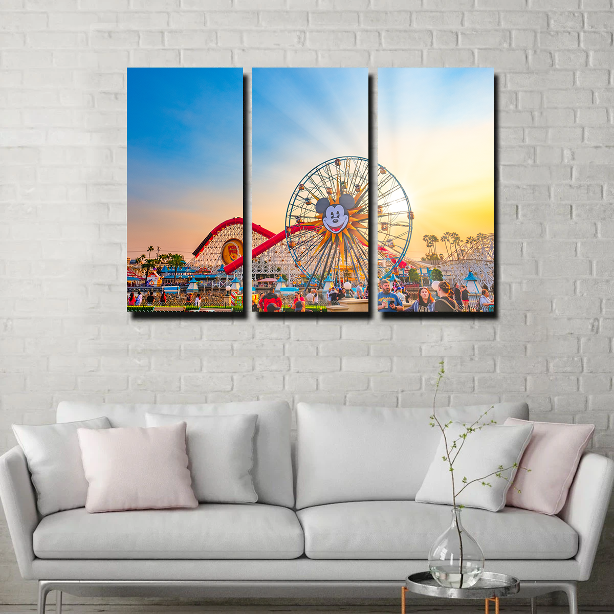 California Adventure Sunset Wall Art