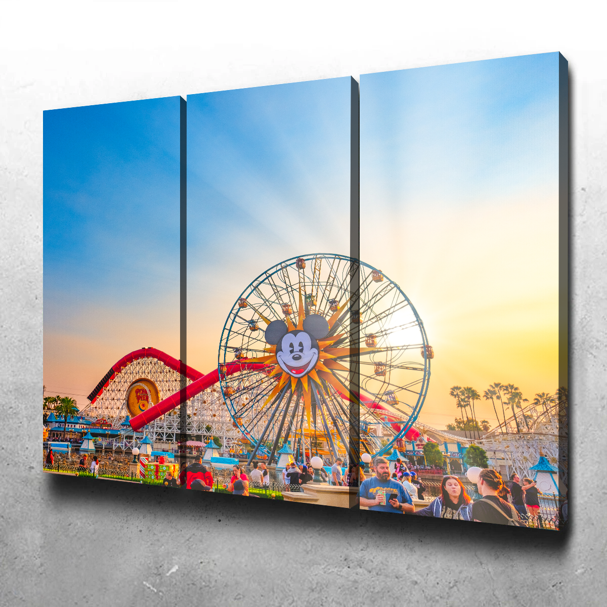 California Adventure Sunset Wall Art