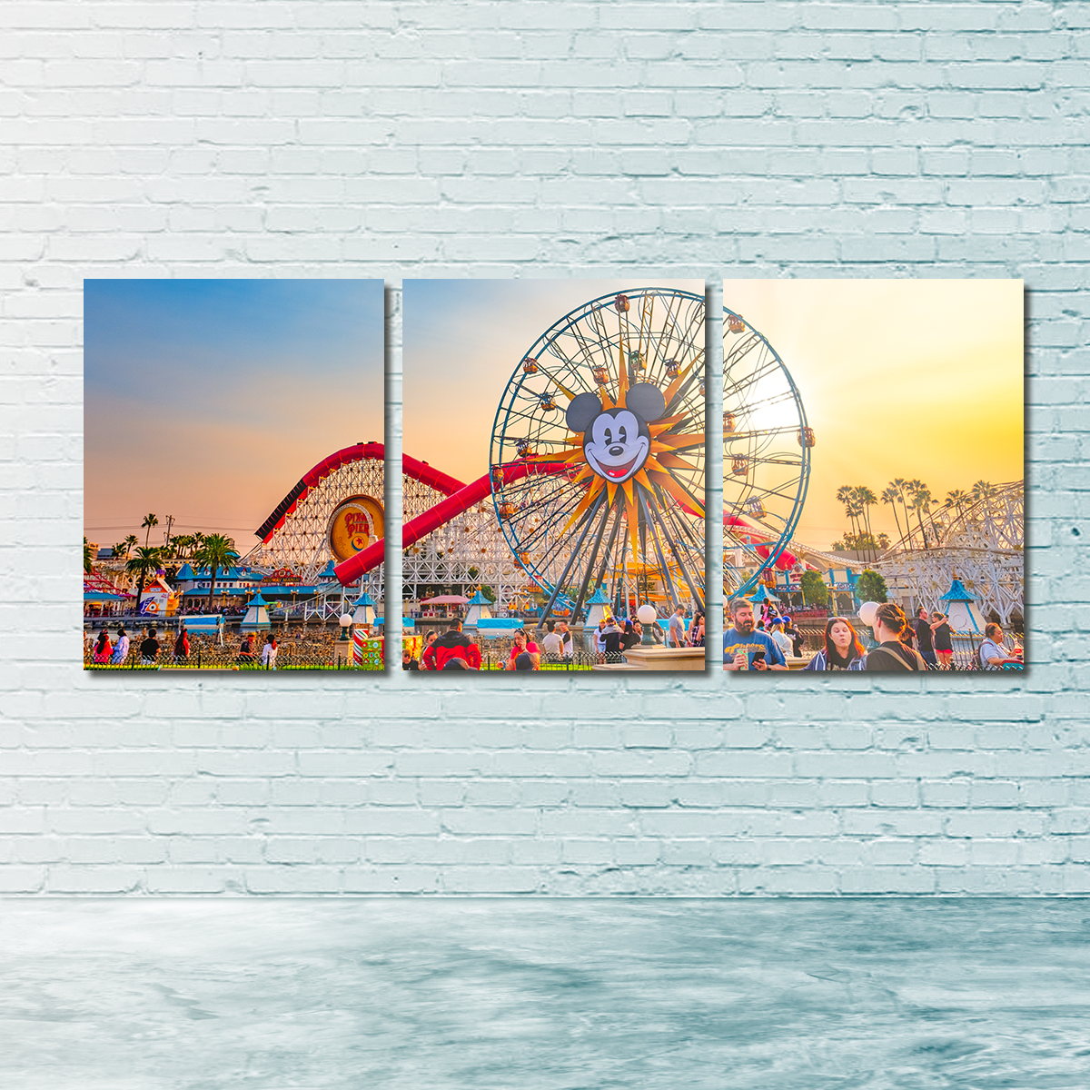 California Adventure Sunset Wall Art