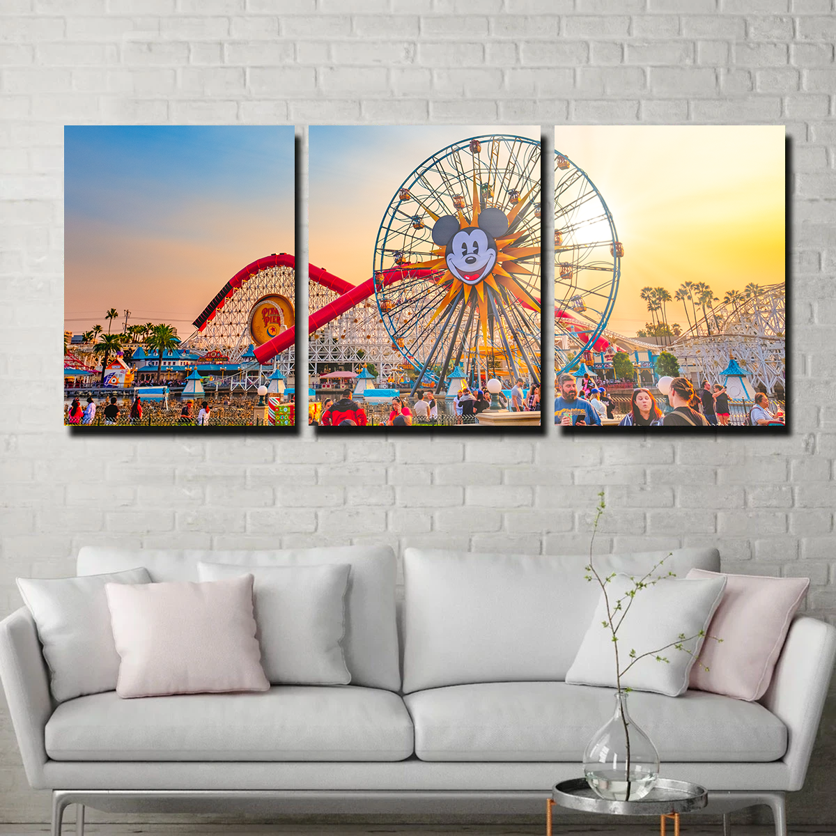 California Adventure Sunset Wall Art