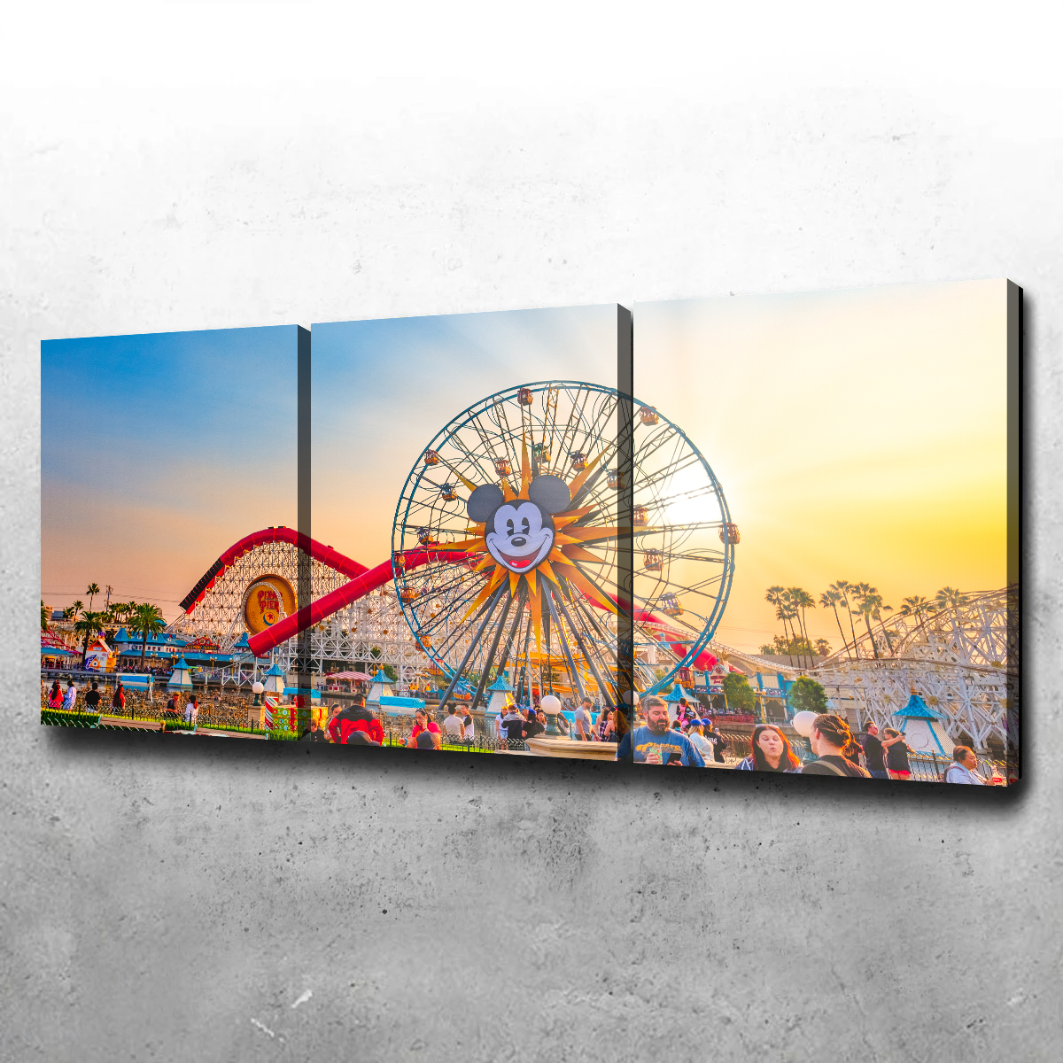 California Adventure Sunset Wall Art