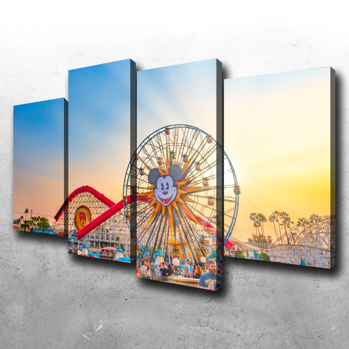 California Adventure Sunset Wall Art
