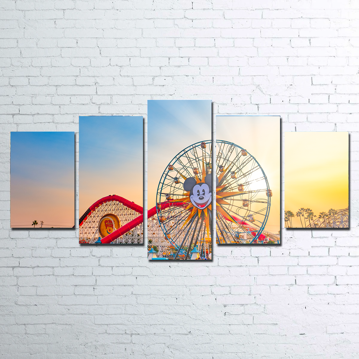 California Adventure Sunset Wall Art
