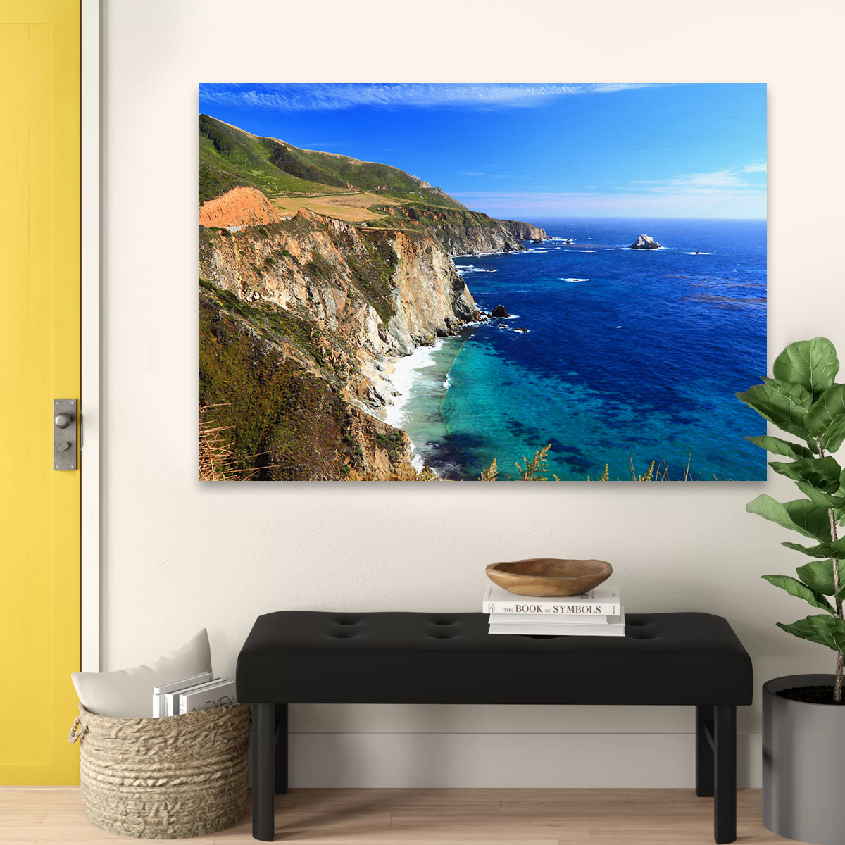 California Coastline Wall Art