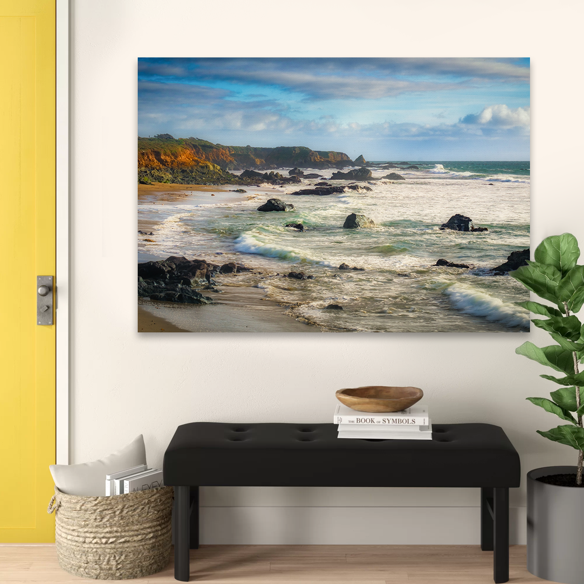 Cliffs and Rocks on the California Coast Wall Art