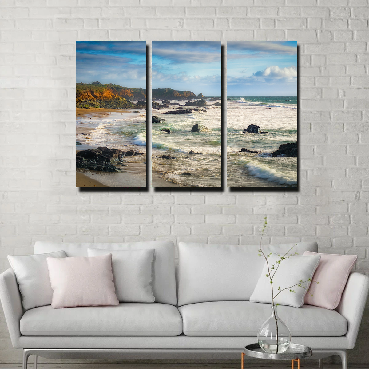 Cliffs and Rocks on the California Coast Wall Art