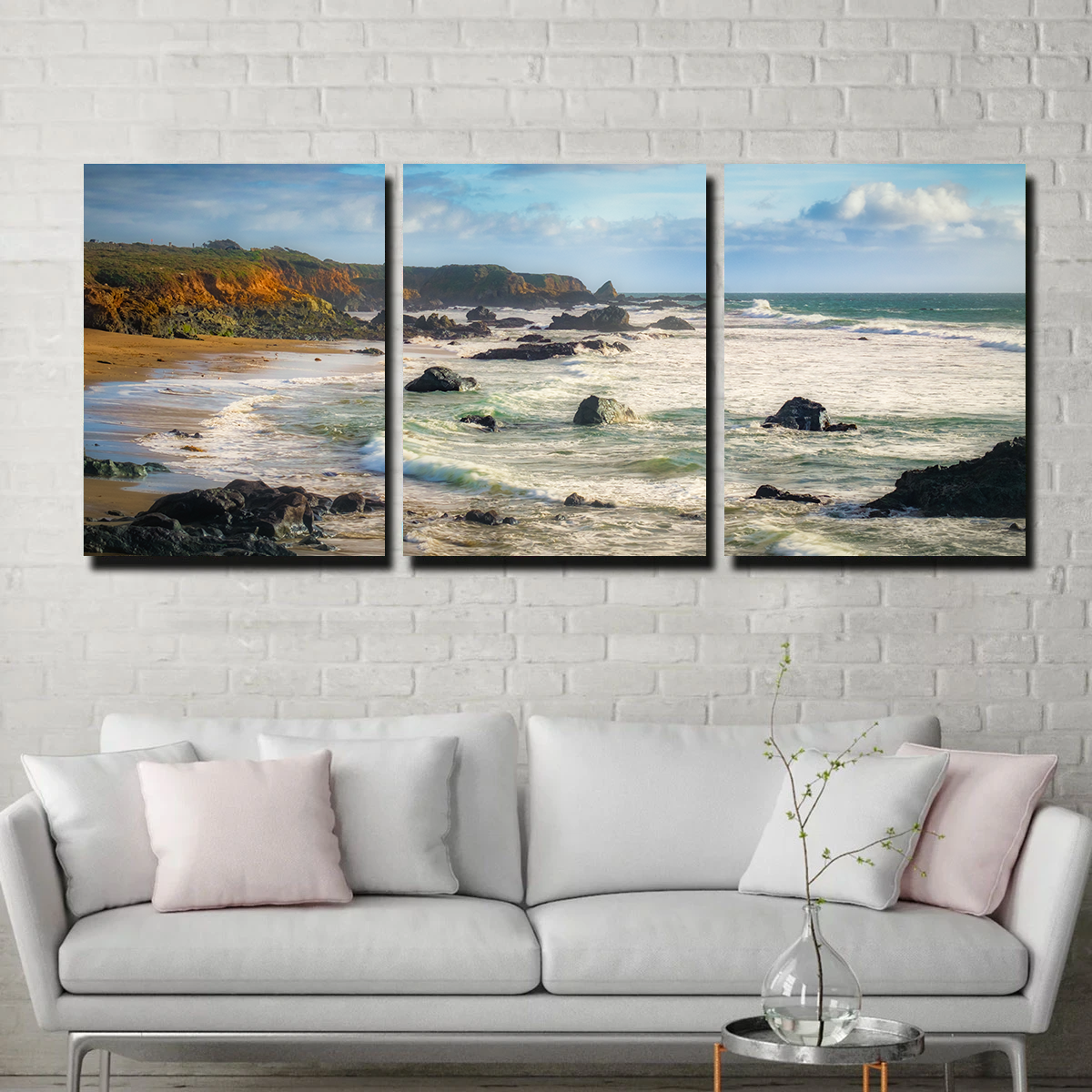 Cliffs and Rocks on the California Coast Wall Art
