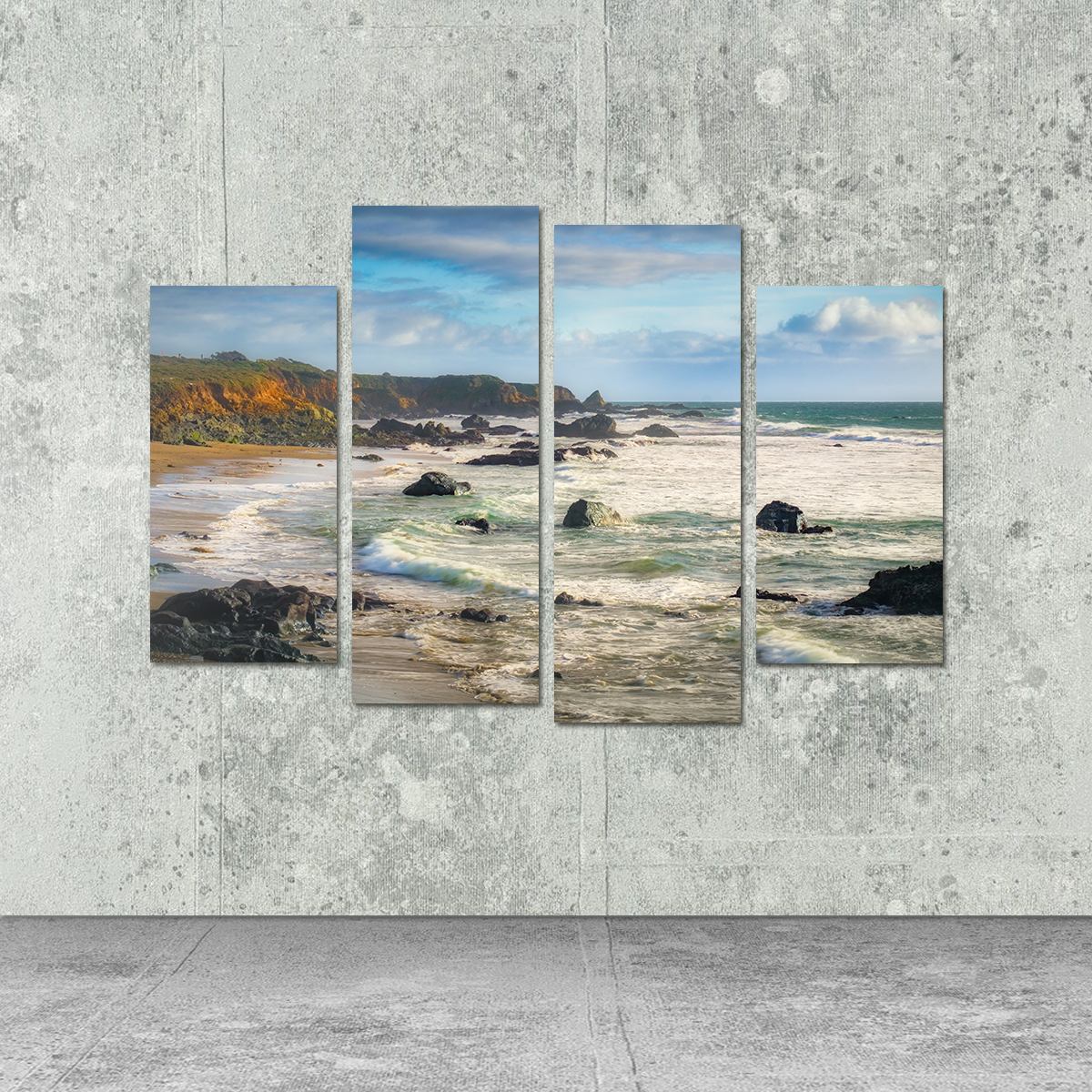 Cliffs and Rocks on the California Coast Wall Art
