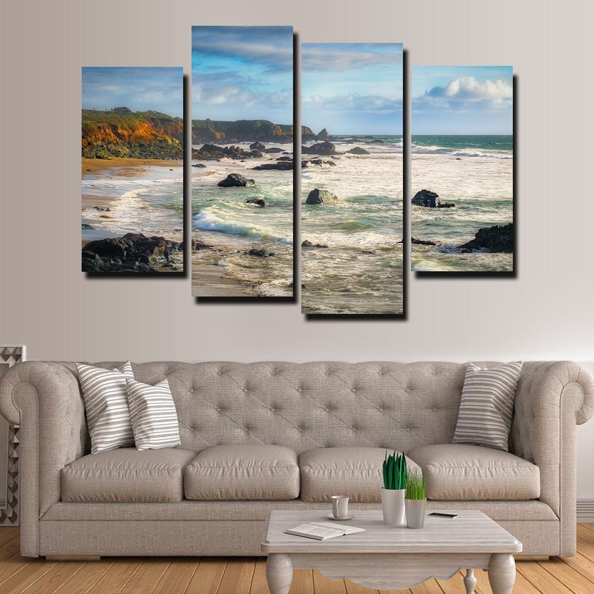 Cliffs and Rocks on the California Coast Wall Art
