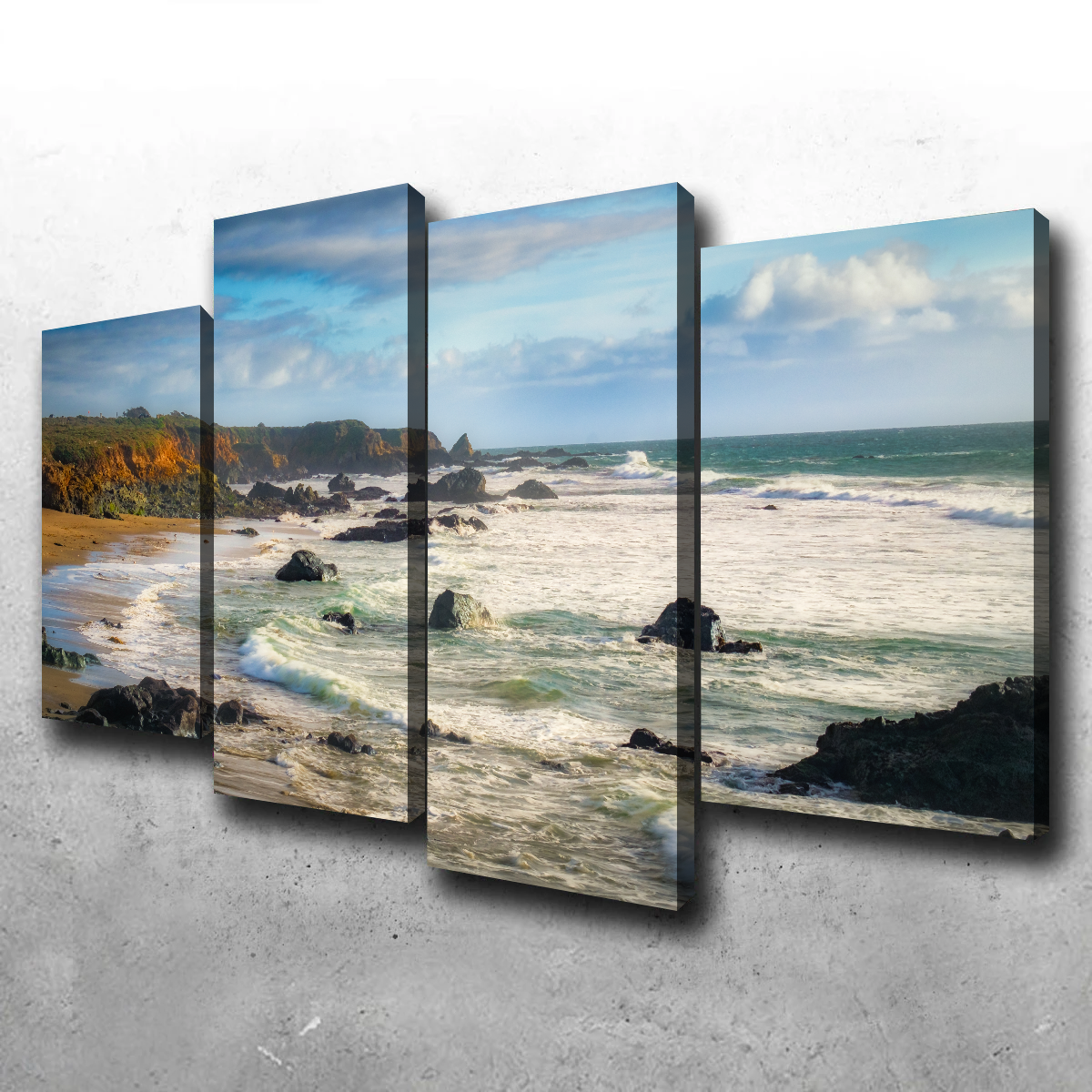 Cliffs and Rocks on the California Coast Wall Art