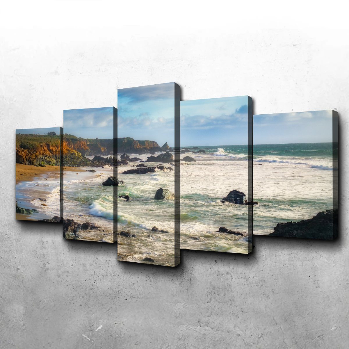 Cliffs and Rocks on the California Coast Wall Art