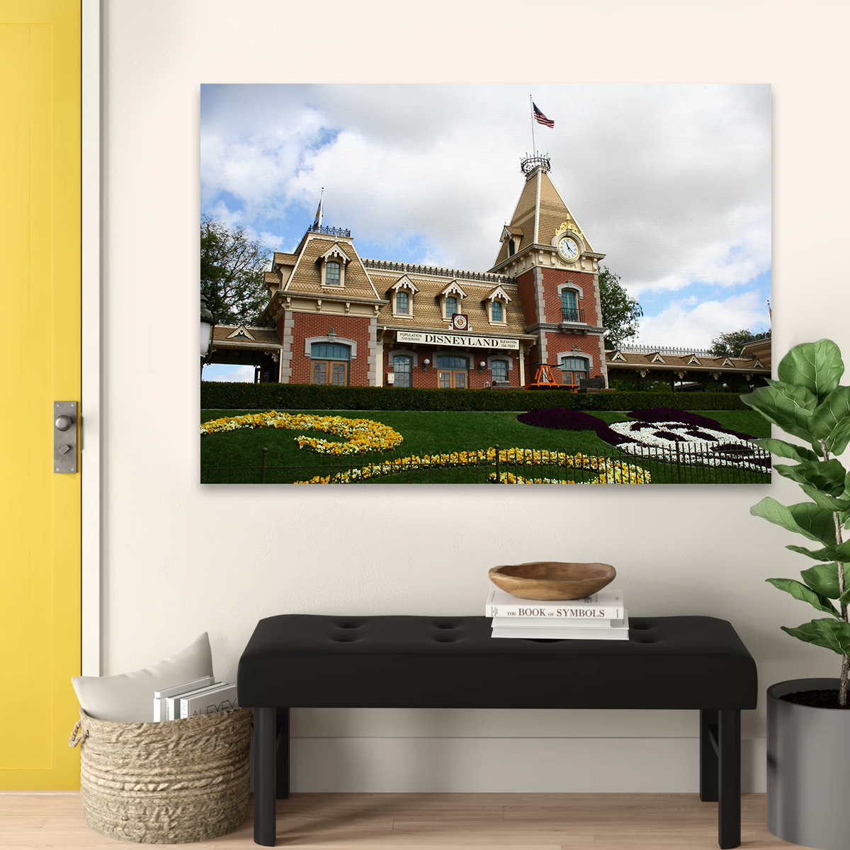 Disneyland Train Station Wall Art