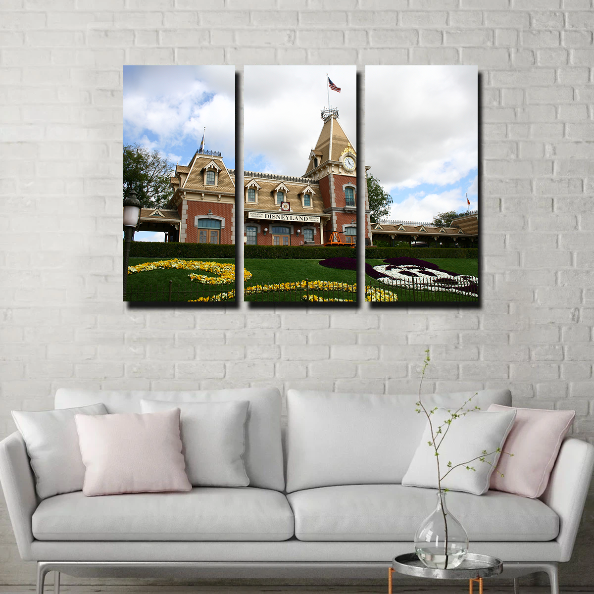 Disneyland Train Station Wall Art