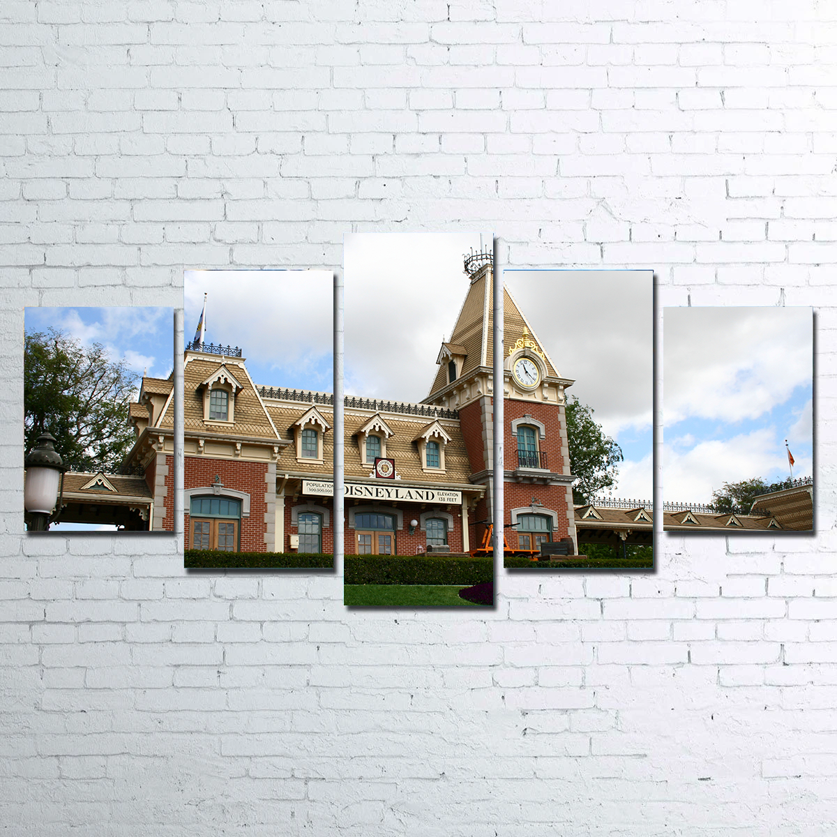 Disneyland Train Station Wall Art