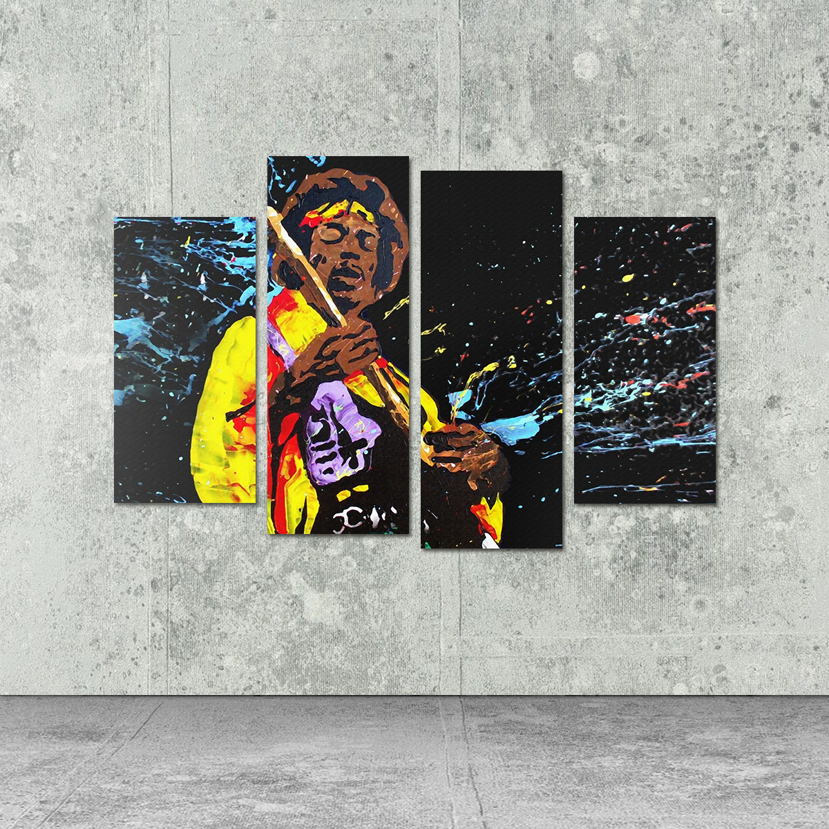 Hendrix Canvas Wall Art