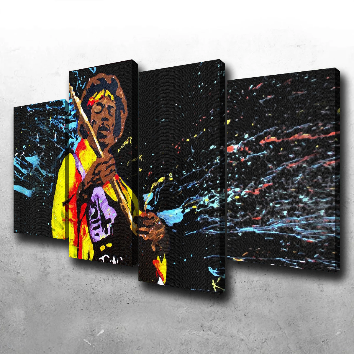 Hendrix Canvas Wall Art