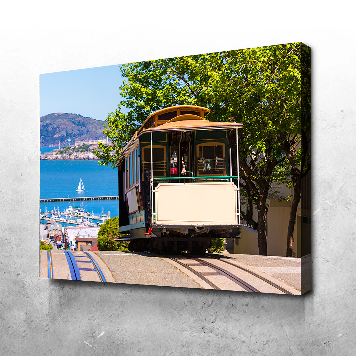 Hyde Street Cable Car Wall Art