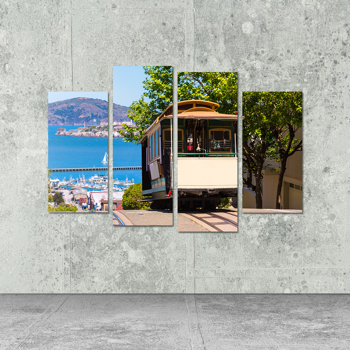 Hyde Street Cable Car Wall Art