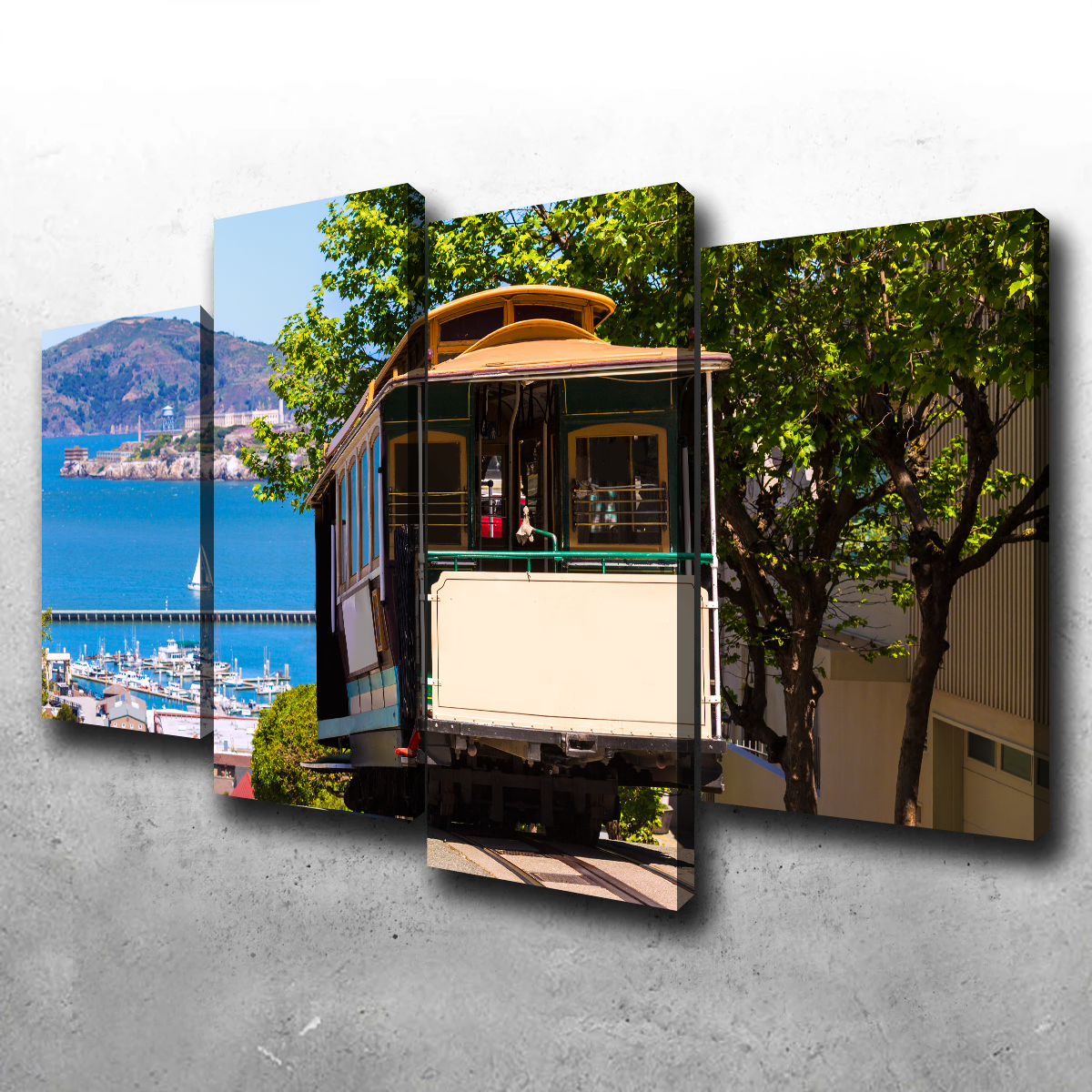 Hyde Street Cable Car Wall Art
