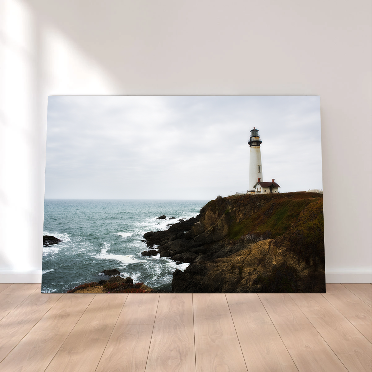 Lighthouse Along Highway Wall Art
