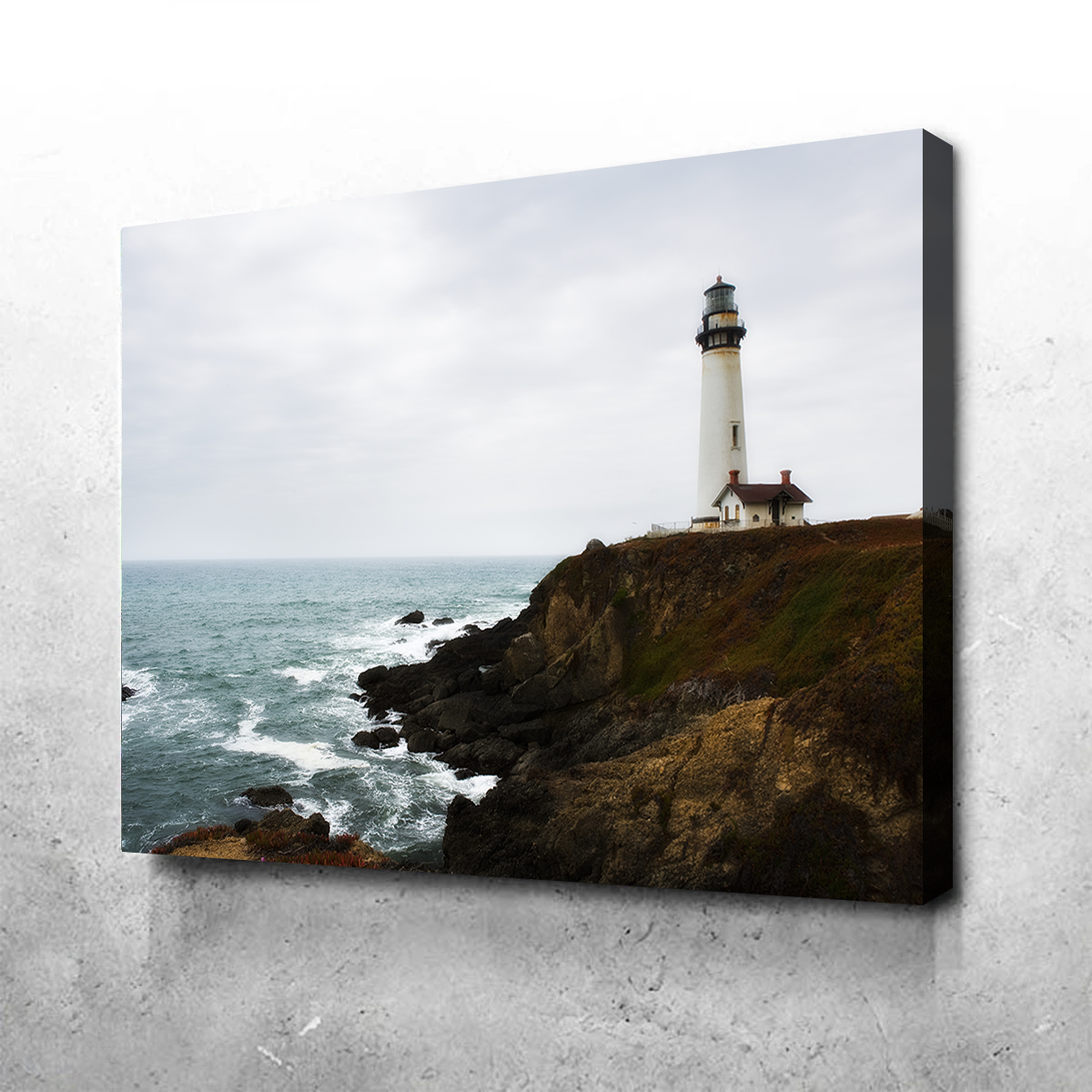 Lighthouse Along Highway Wall Art
