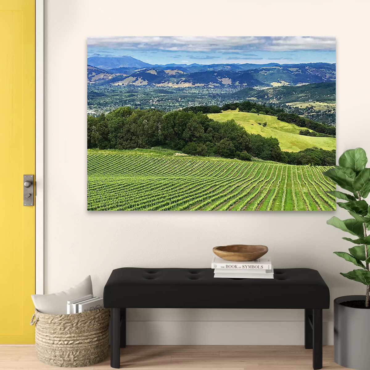 Rolling Hills and Vineyards of Sonoma County Wall Art