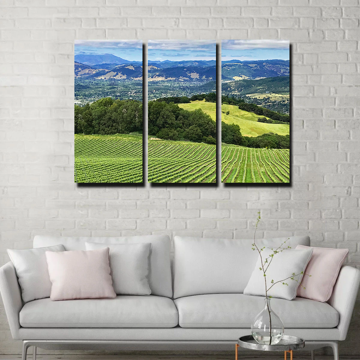 Rolling Hills and Vineyards of Sonoma County Wall Art