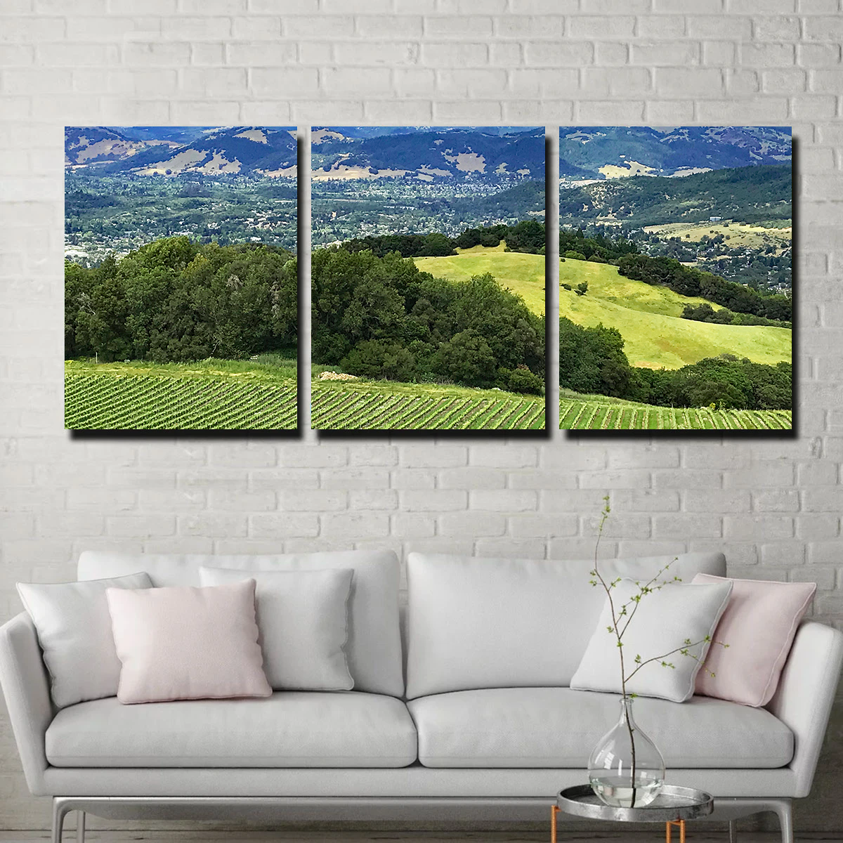 Rolling Hills and Vineyards of Sonoma County Wall Art