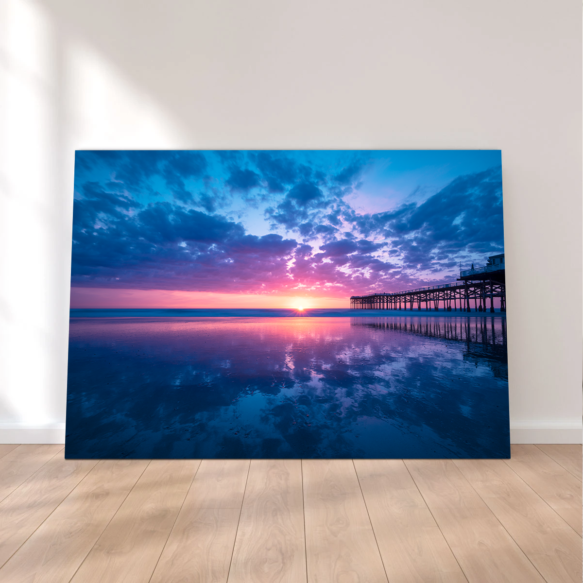 Sunset at Pacific Beach San Diego Wall Art