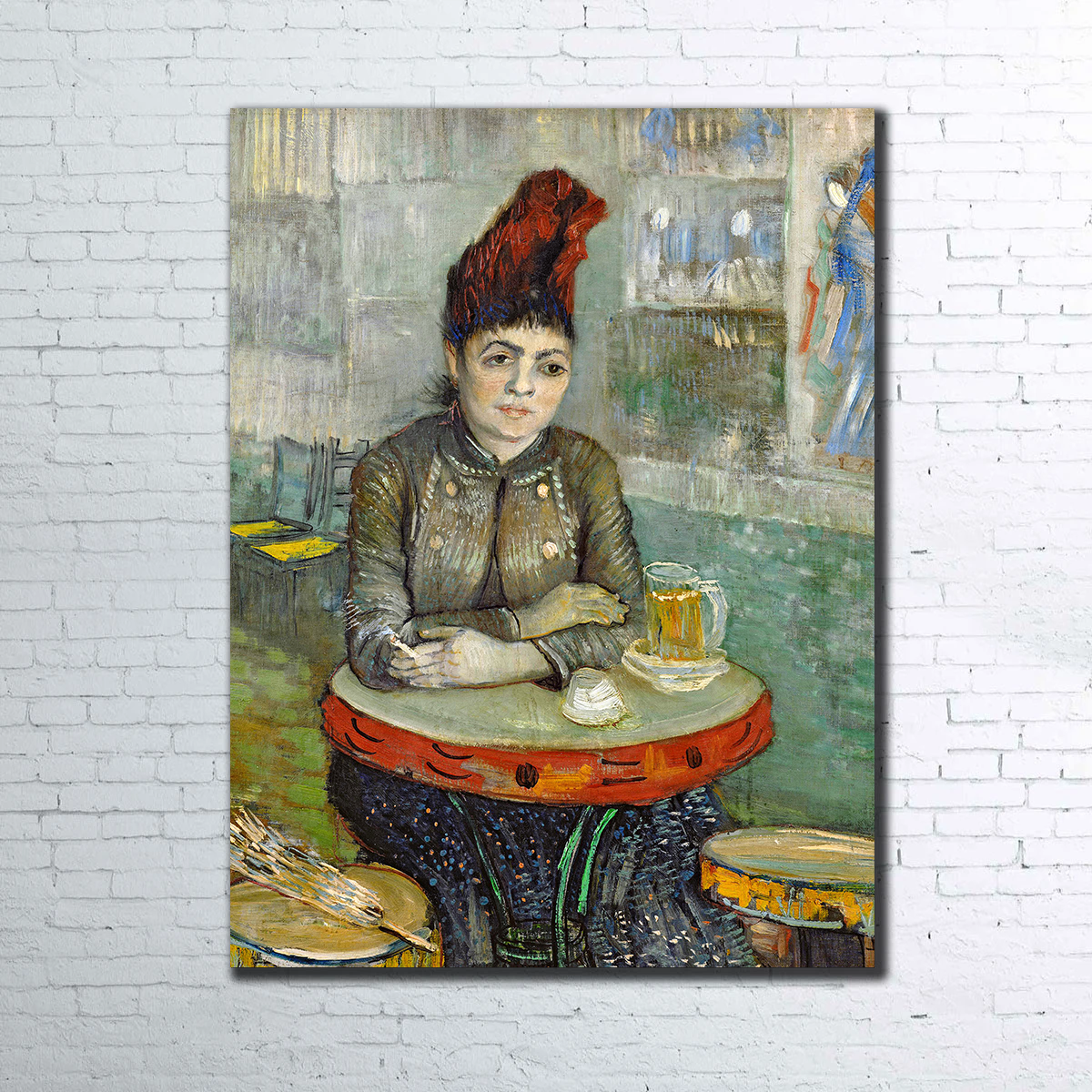 Agostina Segatori in Le Tambourin Wall Art