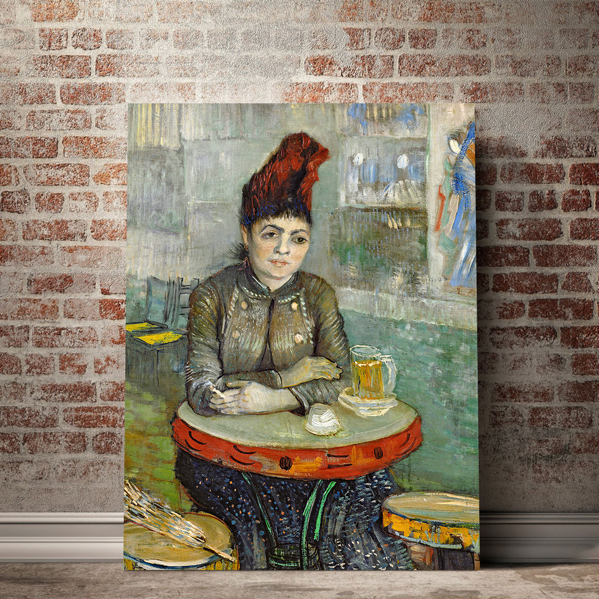 Agostina Segatori in Le Tambourin Wall Art