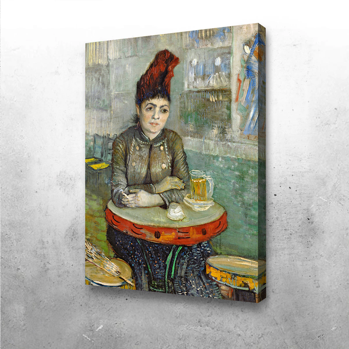 Agostina Segatori in Le Tambourin Wall Art