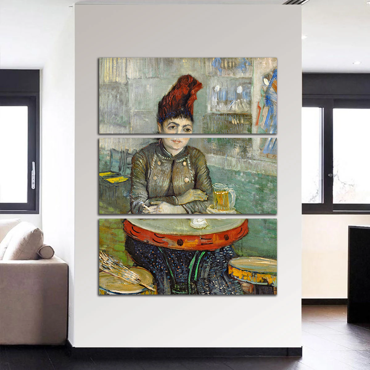 Agostina Segatori in Le Tambourin Wall Art