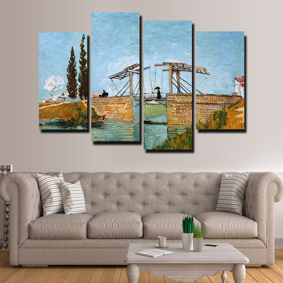 Brug bij Langlois Wall Art