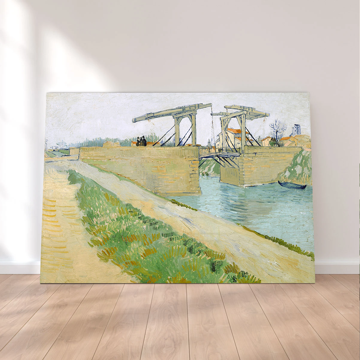 De brug van Langlois Wall Art