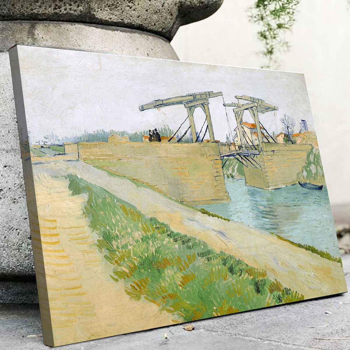 De brug van Langlois Wall Art