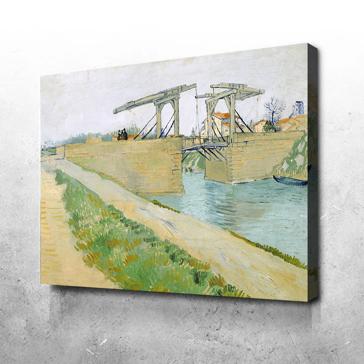 De brug van Langlois Wall Art