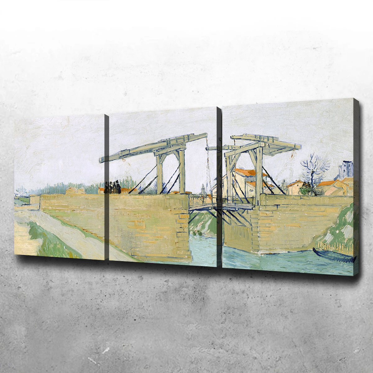 De brug van Langlois Wall Art