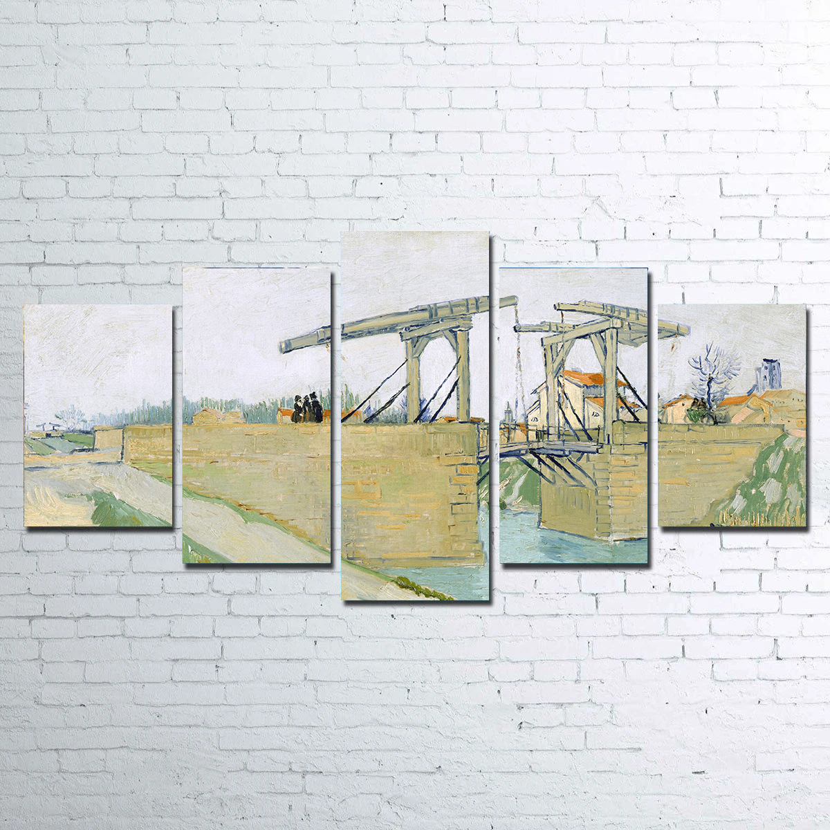 De brug van Langlois Wall Art